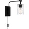 Quoizel Wood Wall 1 Light Matte Black QW16134MBK - alternate 1